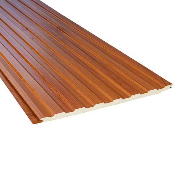 Metal Siding Madera Ranurada Cedro
