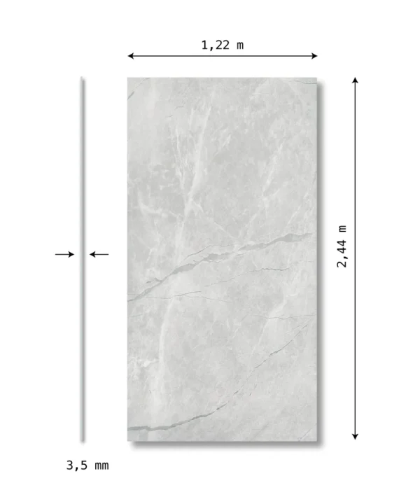 Placa Marmol Gris Capri - Imagen 5